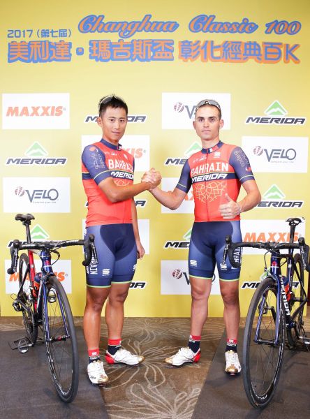 馮俊凱(左)與隊友阿尼奧利。驊采整合行銷提供