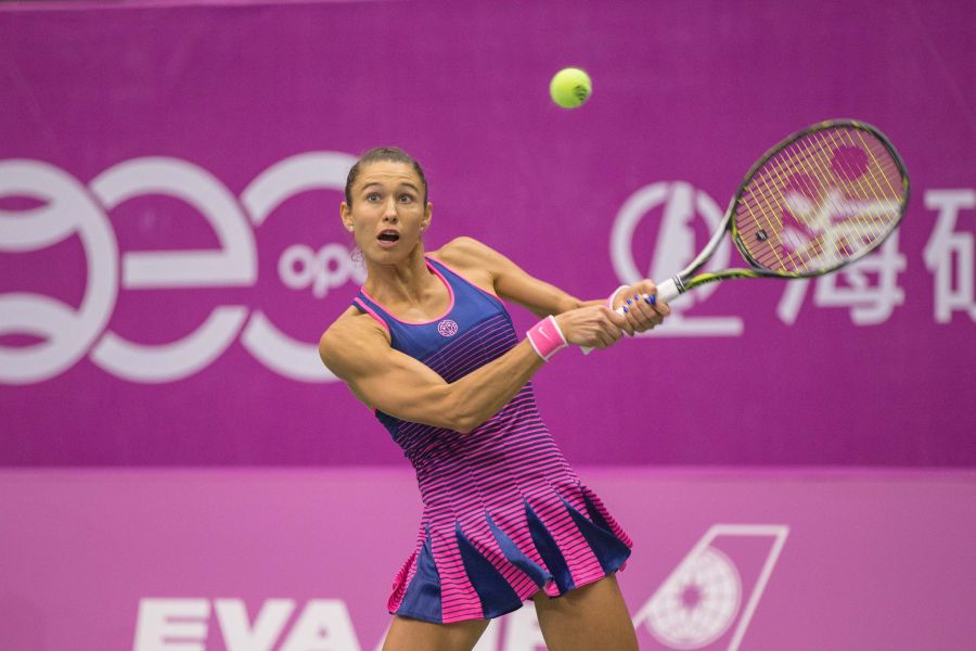 2014台北海碩盃單打冠軍Vitalia Diatchenko會外賽首輪過關。（圖／海碩整合行銷提供）