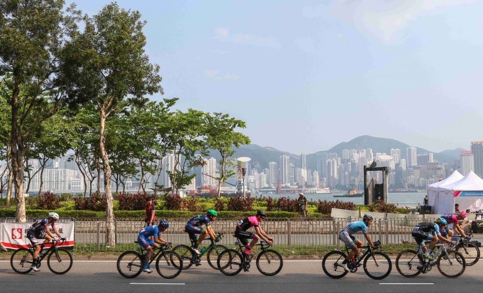 一年一度香港單車節，邊騎車邊欣賞維港風光。圖/主辦單位提供