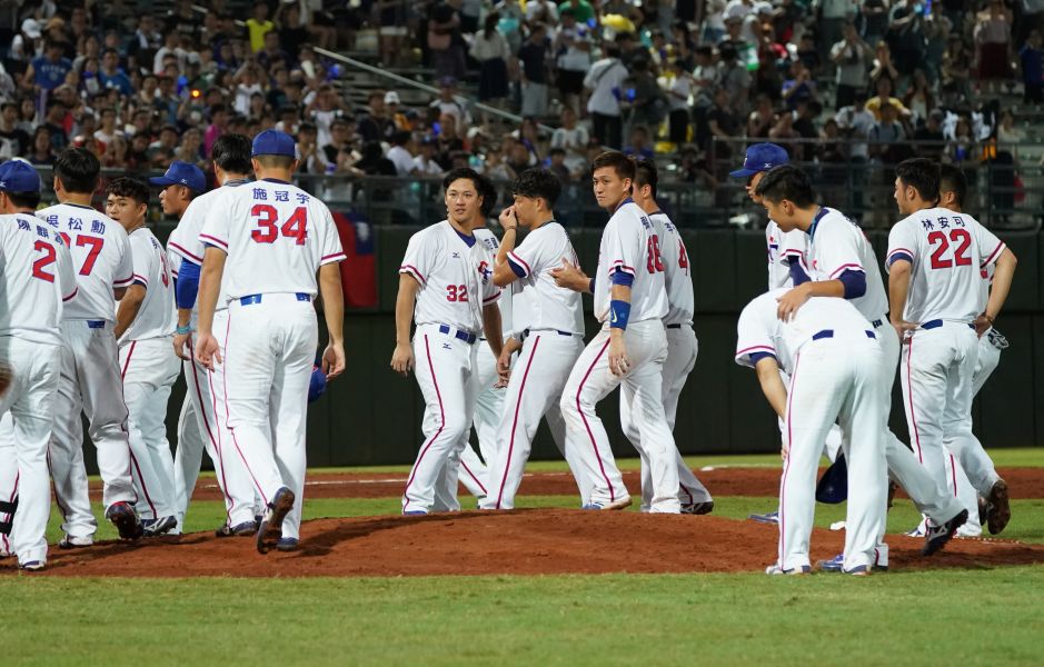 中華世大運棒球隊負於南韓後已無緣四強。李天助攝