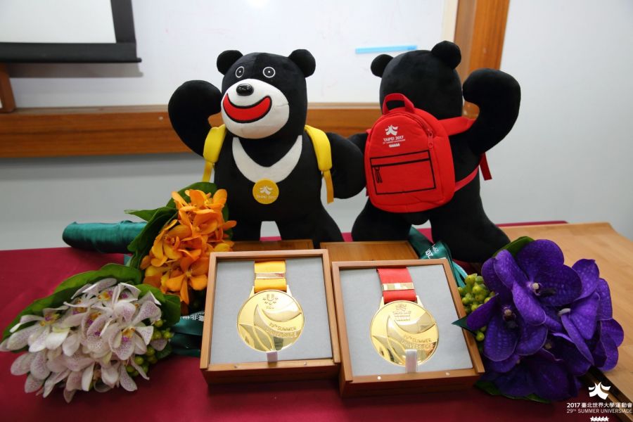 世大運頒獎物全覽。台北世大運組委會提供
