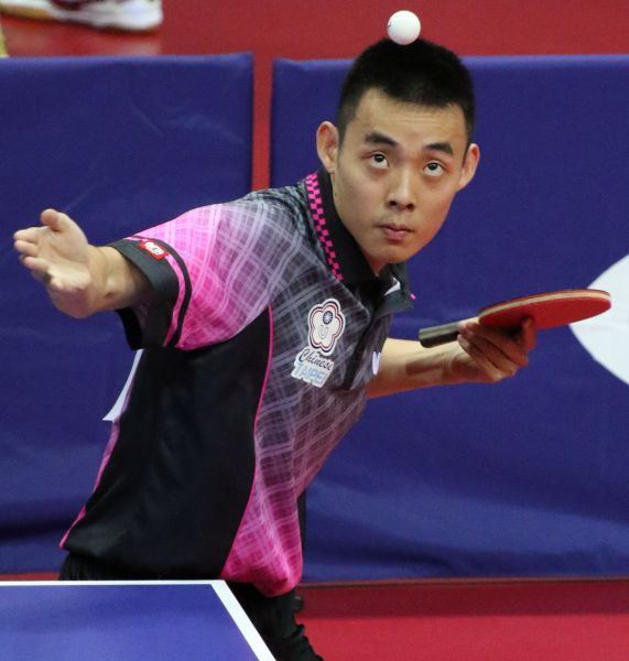 中華隊陳建安認為自己首日比賽狀況漸入佳境。台北世大運組委會提供
