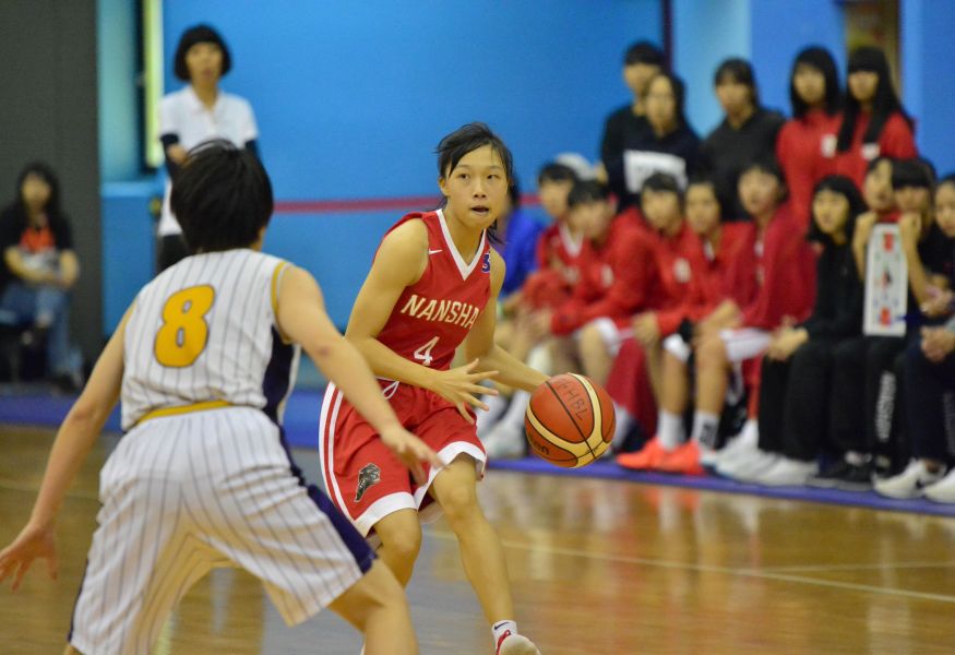 南山後衛楊秀琴的另類球風很受日本隊歡迎。