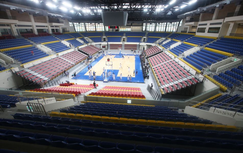 台北和平籃球館。 李天助攝。