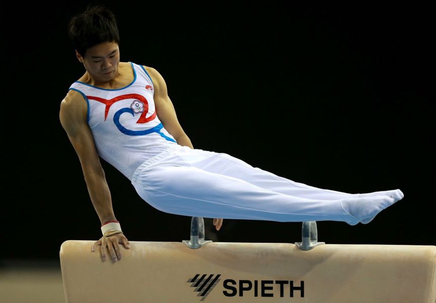 唐嘉鴻今年3月奪得「2017競技體操世界盃」地板項目金牌。