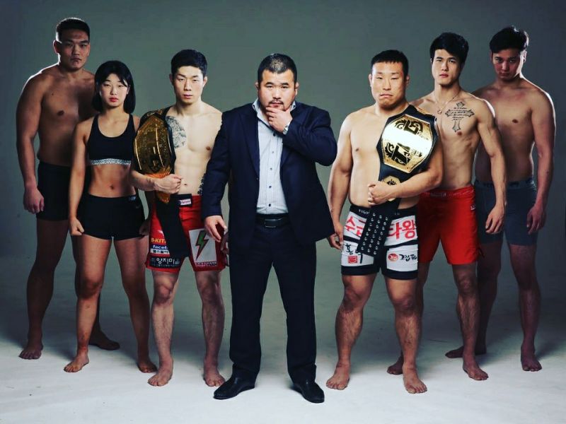 韓國最大綜合格鬥聯盟TFC創辦人Mr.Ha親自率隊來台參賽，陣容十分堅強。(中華民國綜合格鬥協會提供)