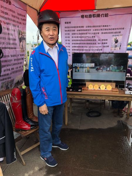 臺北副市長陳景峻親自主持 「2017臺北市馬場町馬術錦標賽暨馬術嘉年華」開幕儀式。