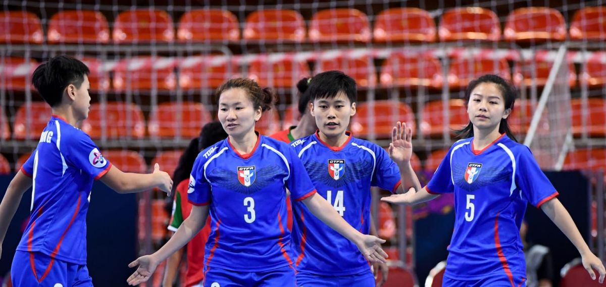 中華女子五人制代表隊首度闖進8強。摘自亞足聯官網