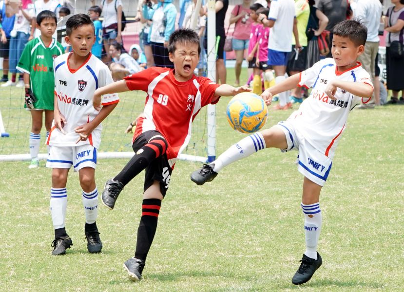 安聯小小世界盃總決賽在臺北市立田徑場登場。