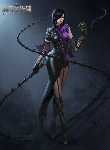 手持魔鞭的艾瑞莎踏著性感的腳步，充滿攻擊力的魔鞭帶領玩家在戰鬥中更緊張刺激感。