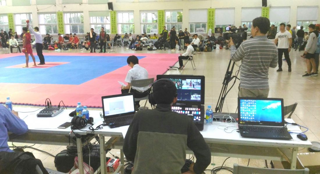 智林體育台以網路轉播協助散打搏擊運動。