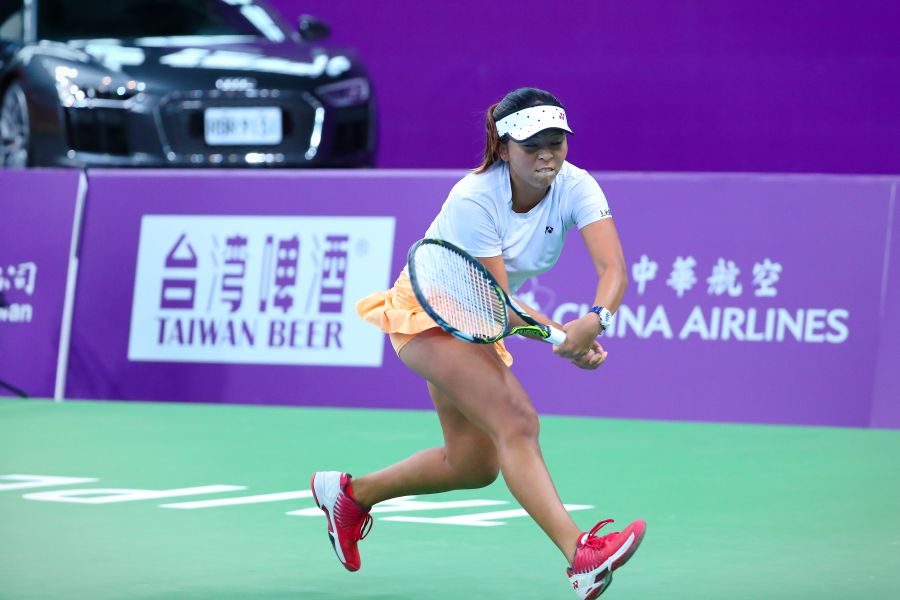 李珮琪也沒能闖過頭關。WTA臺灣公開賽大會提供
