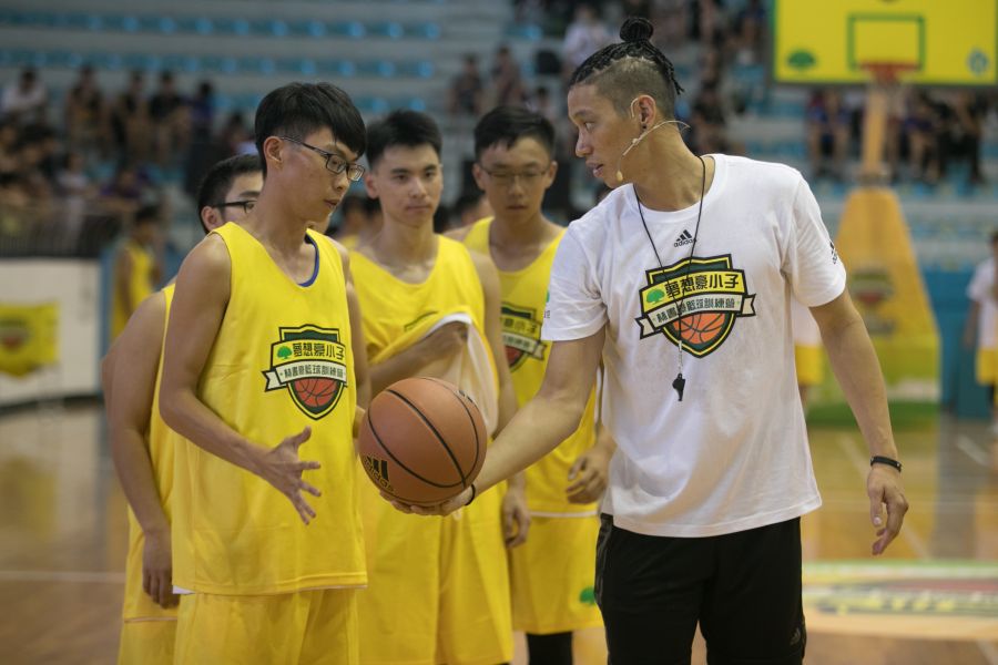 國泰夢想豪小子林書豪籃球訓練營首次來到台中舉行。圖/創異國際行銷提供