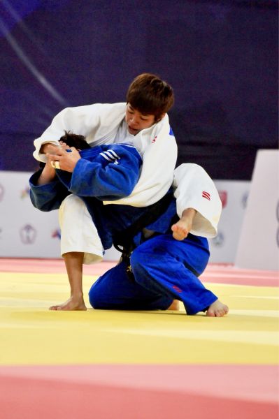 林筑筠在黃金得分賽擊敗韓國選手奪冠。圖/大會提供