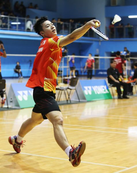 台灣男單王子維首勝中國林丹，在印尼頂級賽晉級16強／資料照片