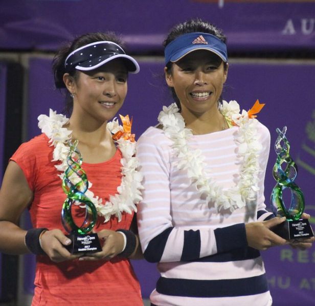 謝家姊妹上一站才合力打下首個WTA125系列雙打冠軍。摘自官網