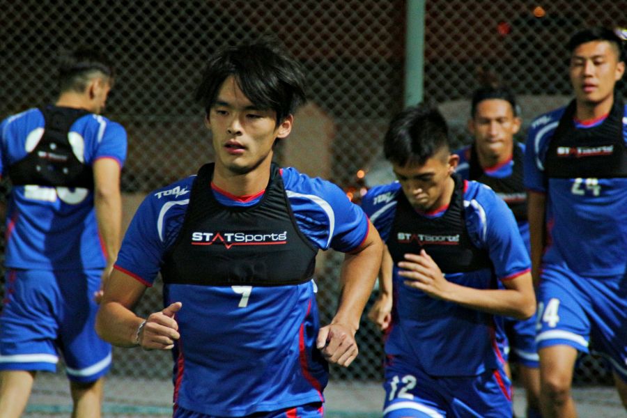 中華男足在卡達積極備戰。中華民國足球協會提供