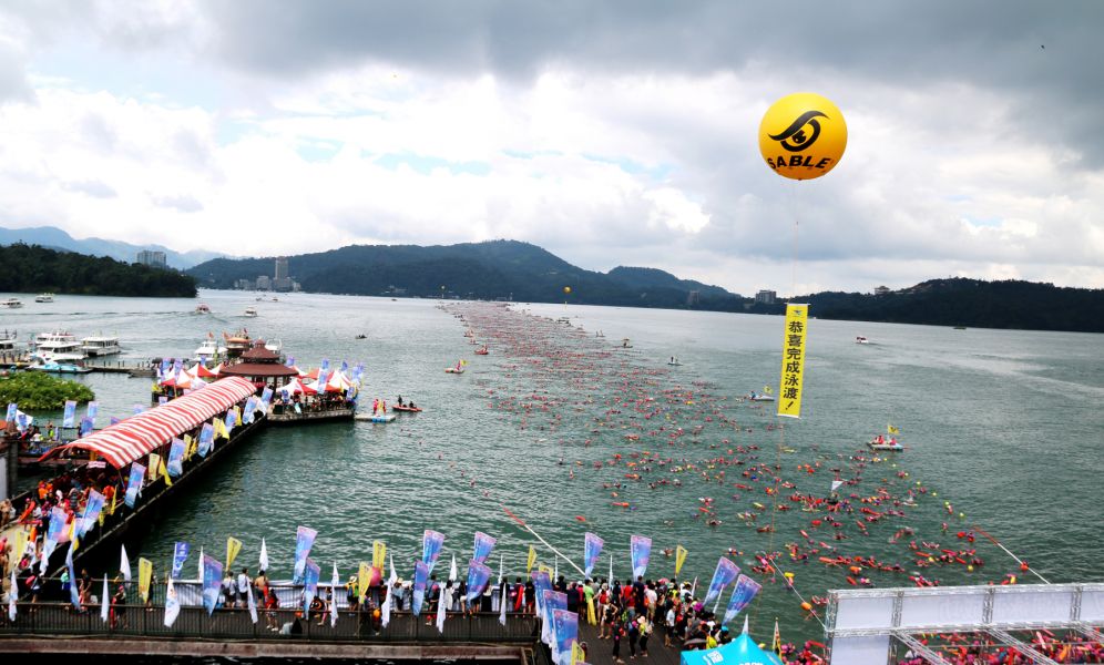 游泳馬拉松世界盃亞洲區選定日月潭舉行。資料照片