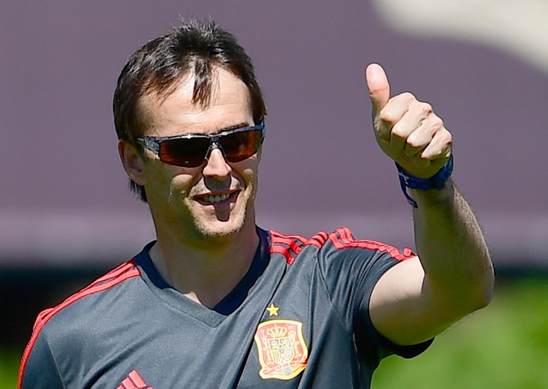 西班牙總教練洛佩特吉世界盃後將出任皇馬主帥。法新社