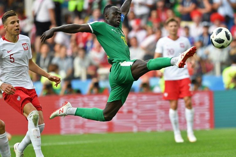 塞內加爾為非洲踼下今年世界盃第一勝。法新社