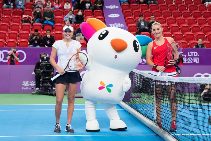 單打決賽由東歐美女球星對決。WTA臺灣公開賽大會提供