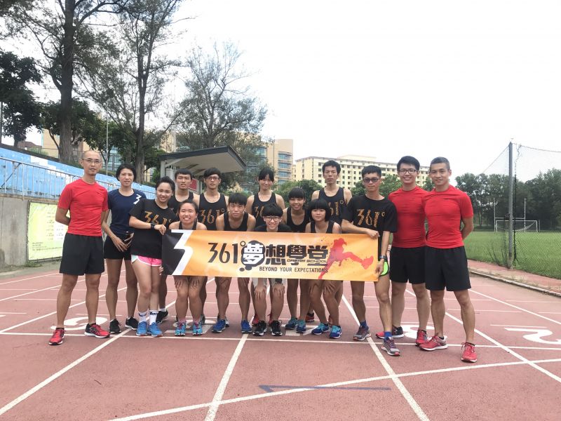 今年度贊助的學生選手們也正在投入專業訓練，目標在10月15日臺灣馬拉松突破個人最佳成績。圖/361°提供