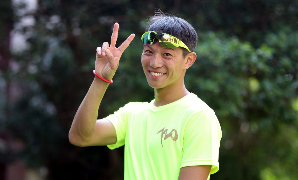 楊志祥是位陽光男孩。720armour運動墨鏡／提供。