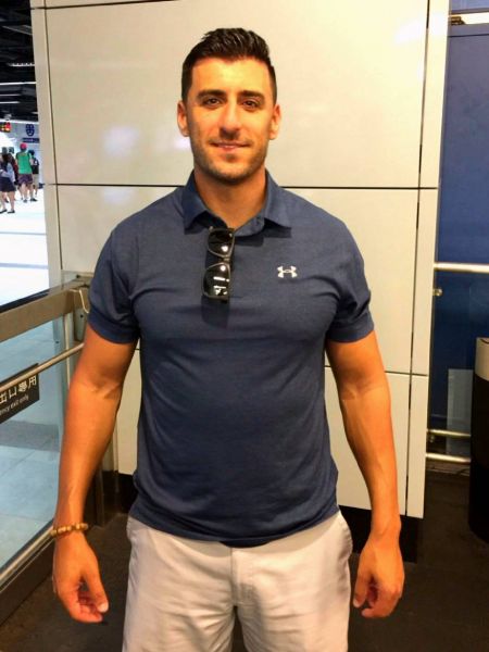 MLB美籍裁判莫利卡(Derek Mollica)已經抵達台灣。圖/中職提供