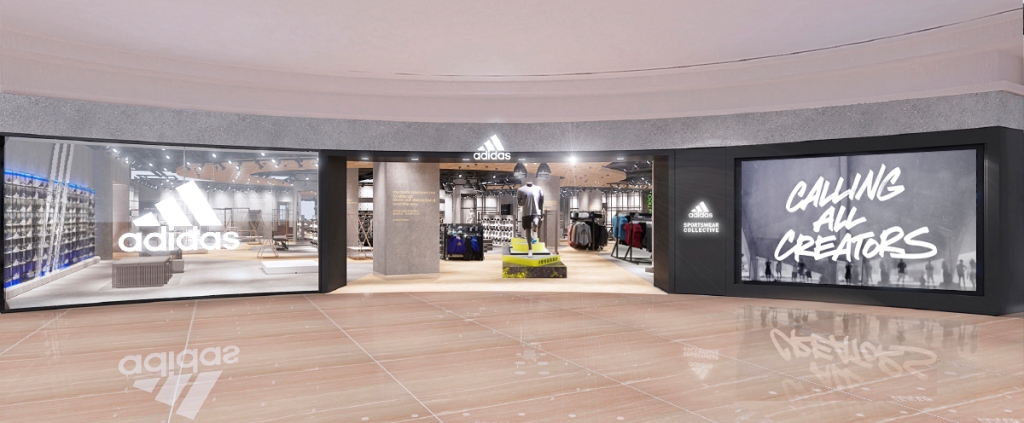adidas台北101運動時尚門市12月15日全新開幕， 為全台首家Sportswear Collective專門店。