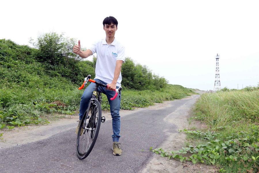 「爬坡王子」王胤之。中華民國自行車騎士協會／提供。