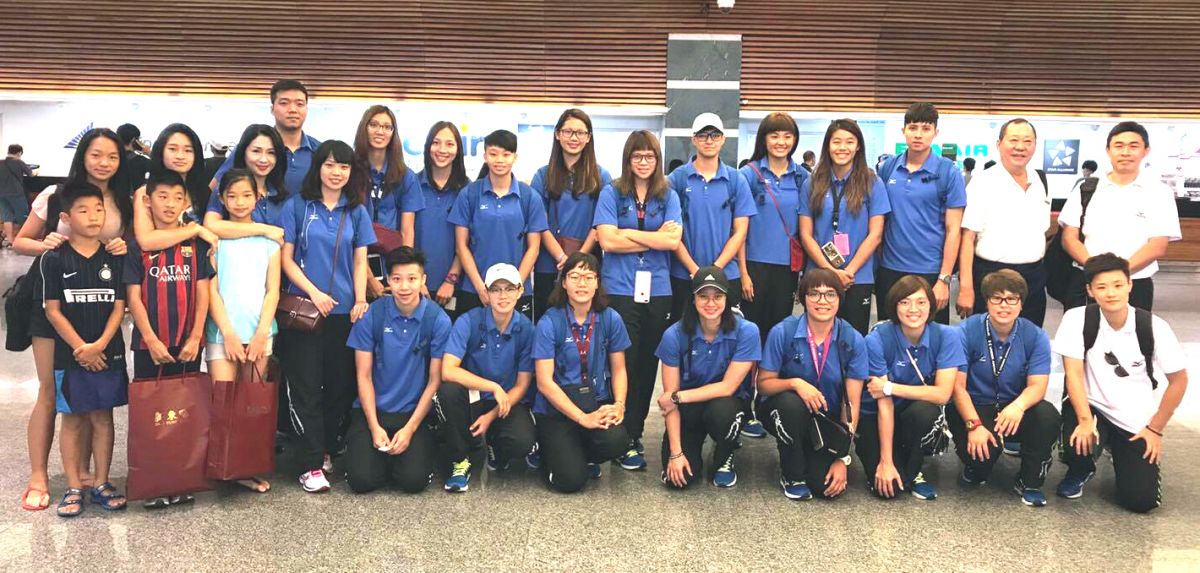 中華女排隊今天出發前往菲律賓角逐亞錦賽。林明輝／提供。