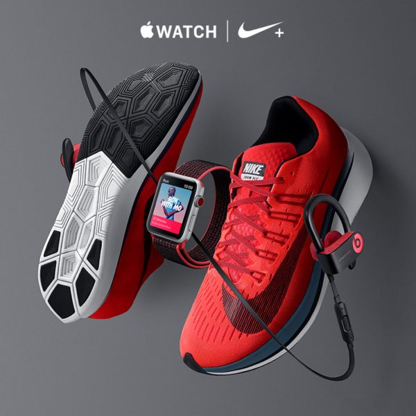 全新Apple Watch Nike+(GPS)錶款10月5日開賣。Nike提供