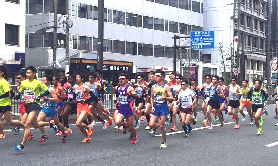 東京馬拉松賽。簡省豪／提供。