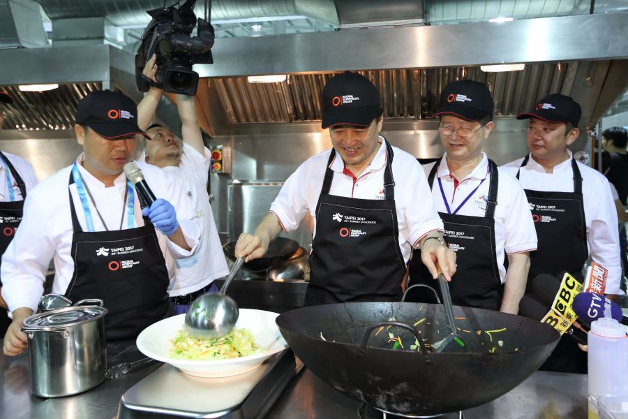 台北世大運將備五種菜系。台北世大運執委會提供