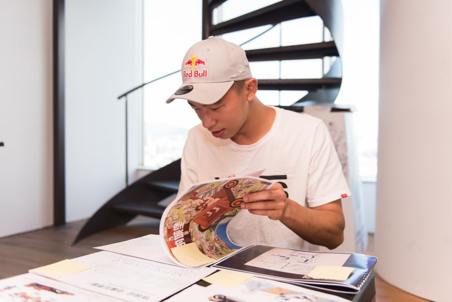 Red Bull BMX運動員鄭喬鴻擔任設計圖評審 。圖/主辦單位提供