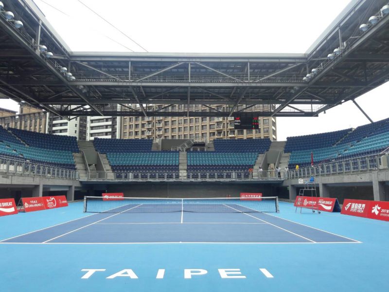 造價近20億的台北網球中心未來經營恐怕不易。大會提供