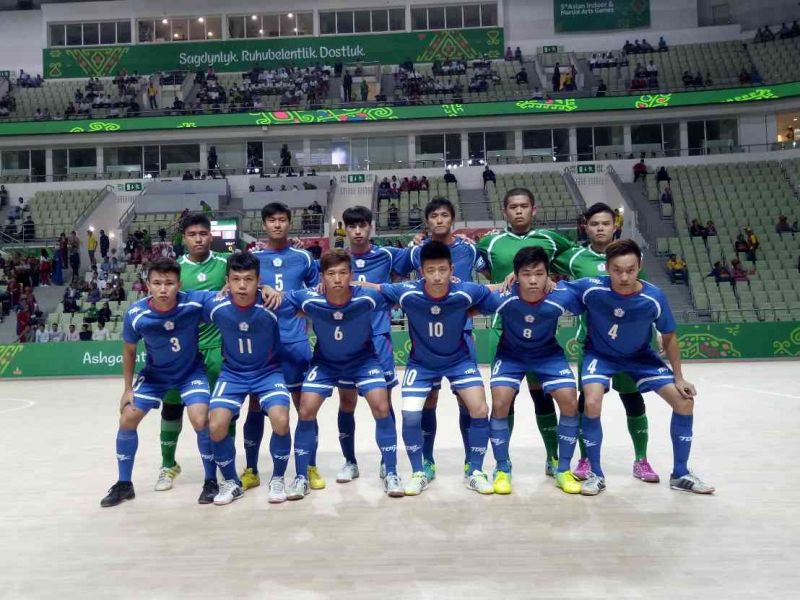 中華五人制代表隊目前一勝一負。中華民國足球協會提供