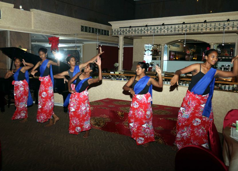 斯里蘭卡隊在頒獎晚宴中的精采演出。林嘉欣／攝影。