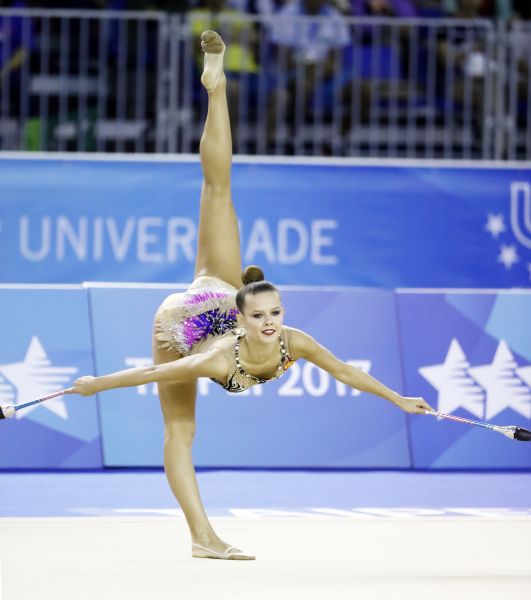 另一名來自俄羅斯的選手Ekaterina_Selezneva獲得個人全能決賽銀牌。圖/2017世大運組委會提供