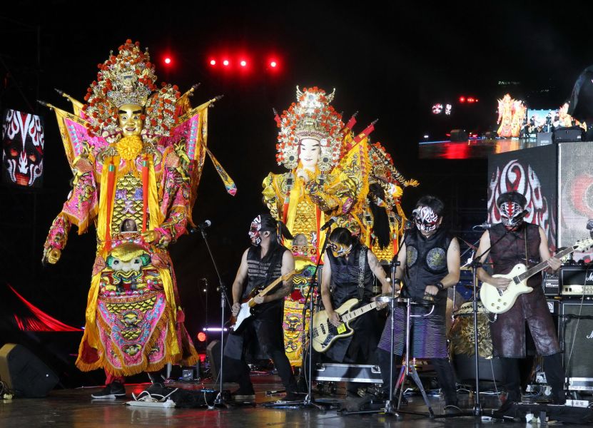閉幕典禮，表演結合臺灣特色。台北世大運組委會提供