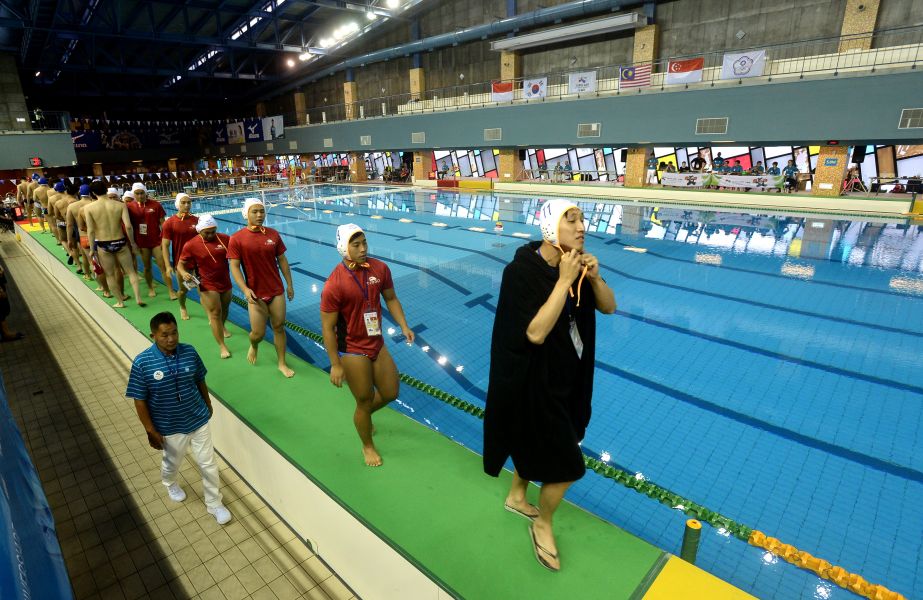 松運游泳池為了迎接世大運在硬體設施上多所更新。2017臺北世大運組委會提供