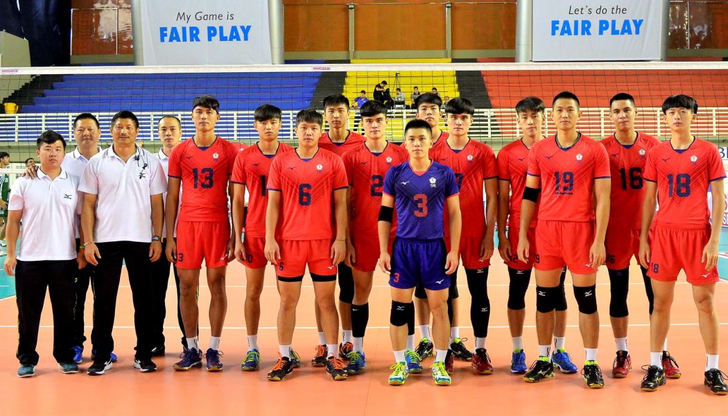 中華男排3：1勝中國，拿下亞錦賽史上對中國的第一勝。圖／AVC。