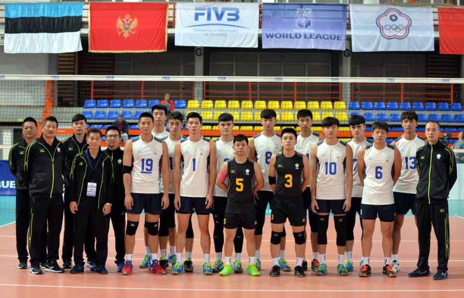 中華隊在世界男排聯賽第三級突尼西亞站封王。圖／FIVB。