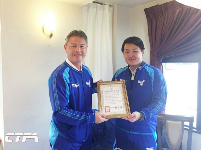 男足增加一名守門員教練山田馬爾克斯。中華民國足球協會提供