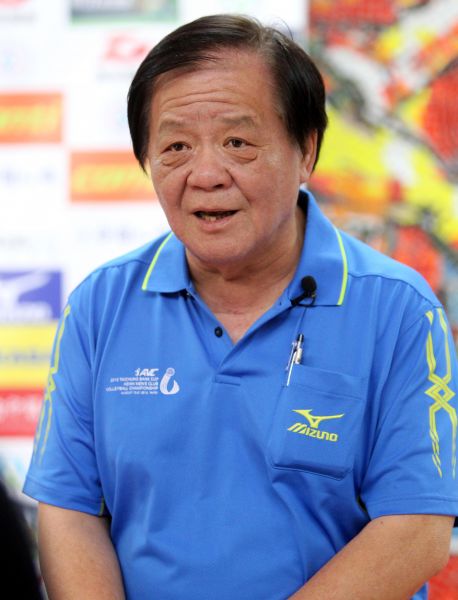 中華民國排球協會秘書長章金榮。林嘉欣／攝影。