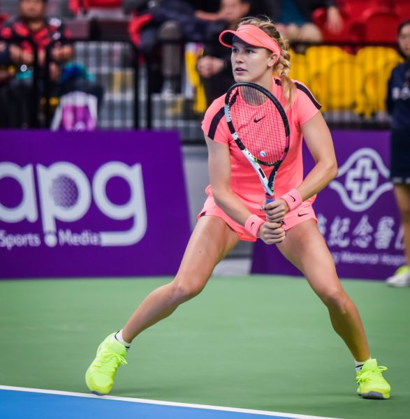 布夏在台灣賽8強止步。WTA臺灣公開賽大會提供