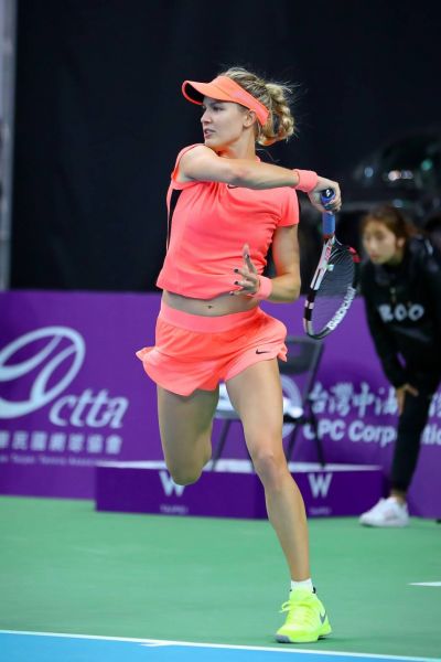 布夏戴上帽子後才慢慢恢復部份水準。WTA臺灣公開賽大會提供