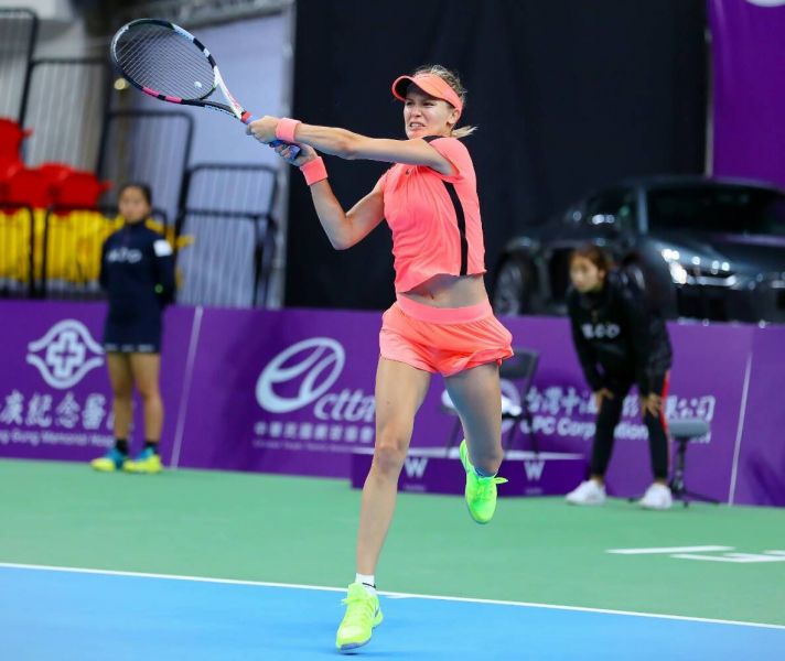 布夏驚險獲勝。WTA臺灣公開賽大會提供