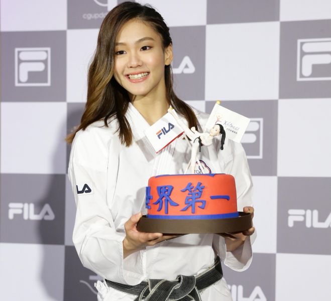 文姿云有望能台灣拿下第一面奧運空手道獎牌。資料照片