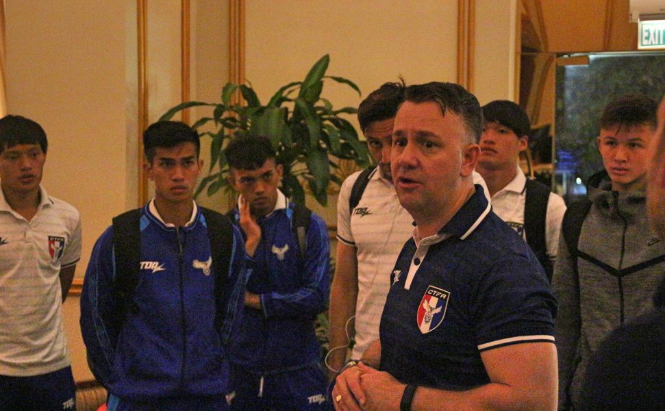 中華男足教練懷特。中華民國足球協會提供